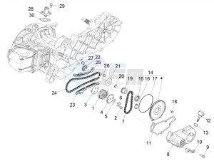 Liberty 50 iGet 4T 3V 25kmh E4 25km/h (EMEA) drawing Oil pump