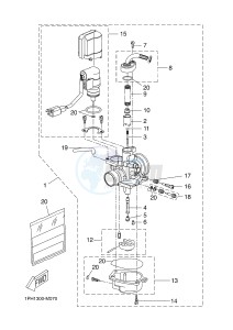 NS50 NITRO (1PH4) drawing CARBURETOR