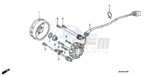 CRF450RC drawing GENERATOR