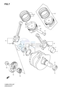 VL800CUE INTRUDER EU drawing CRANKSHAFT