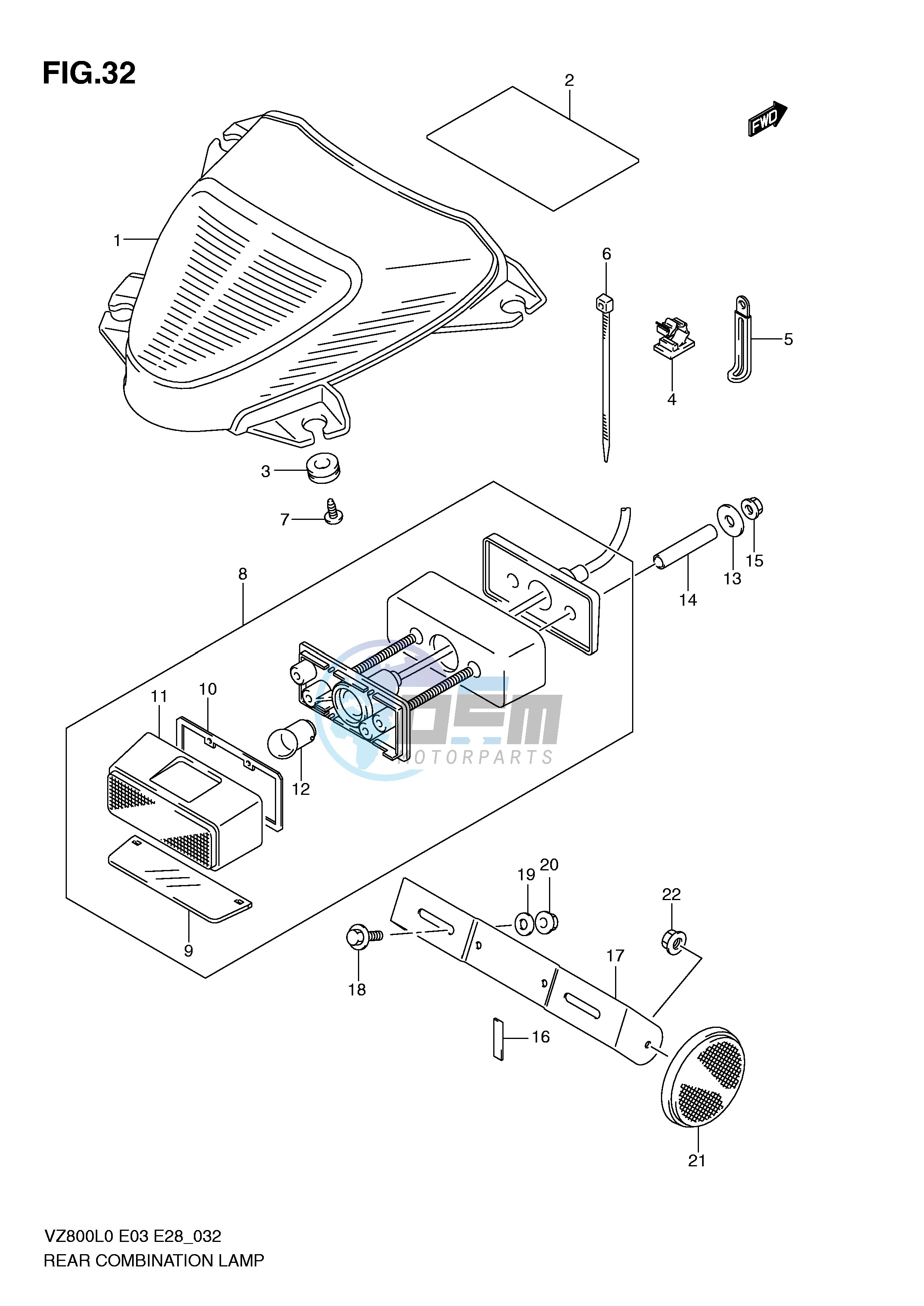 REAR COMBINATION LAMP