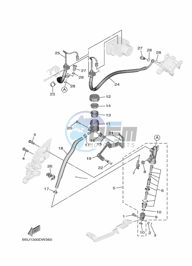 REAR MASTER CYLINDER