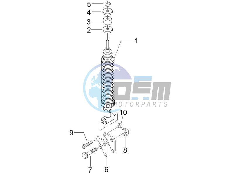 Rear suspension - Shock absorbers