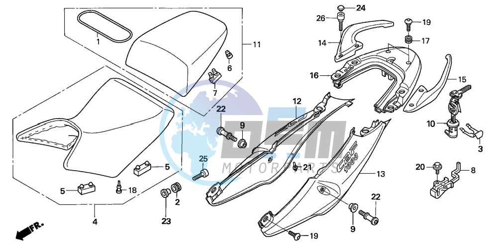 SEAT/SEAT COWL