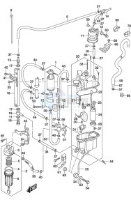 DF 300AP drawing Fuel Pump/Fuel Vapor Separator