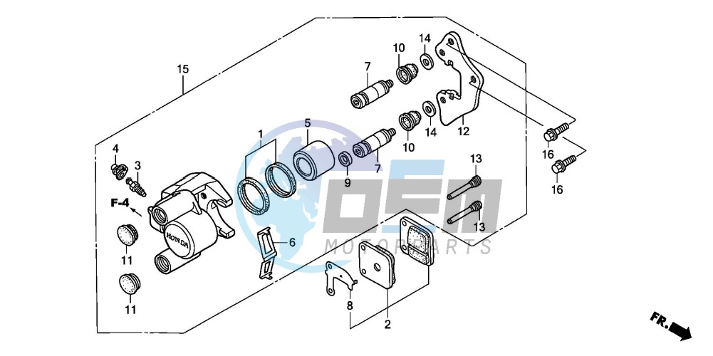 FRONT BRAKE CALIPER