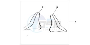 NSS250 drawing KNUCKEL VISOR