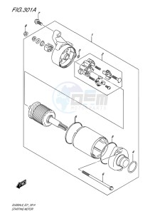 DL650 ABS V-STROM EU drawing STARTING MOTOR