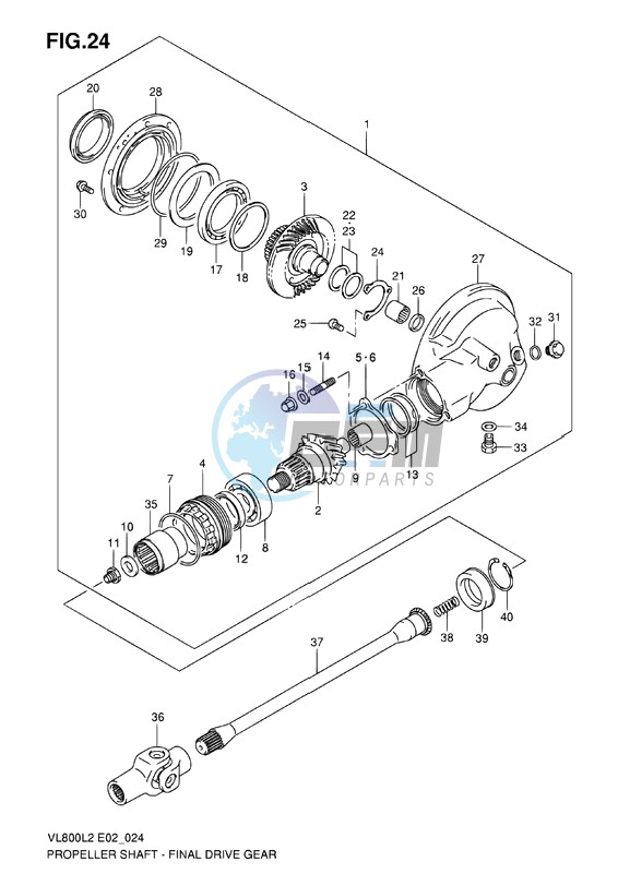 PROPELLER SHAFT_FINAL DRIVE GEAR