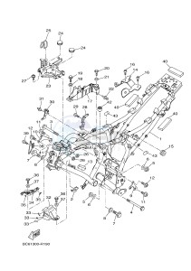 MTT690P-AB MT-07 TRACER TRACER 700 (B7K1 B7K1 B7K1 B7K1) drawing FRAME