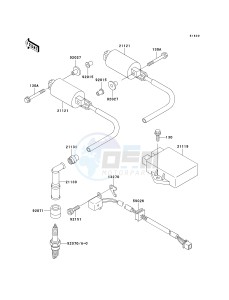 EN 500 C [VULCAN 500 LTD] (C6F-C9F) C9F drawing IGNITION SYSTEM