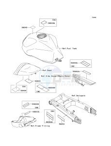 ZR 1000 A [Z1000] (A1-A3) drawing LABELS