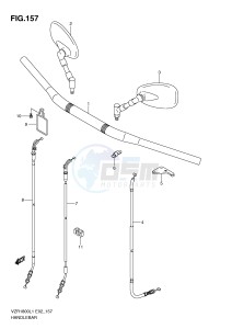 VZR1800 (E2) INTRUDER drawing HANDLEBAR (VZR1800L1 E51)