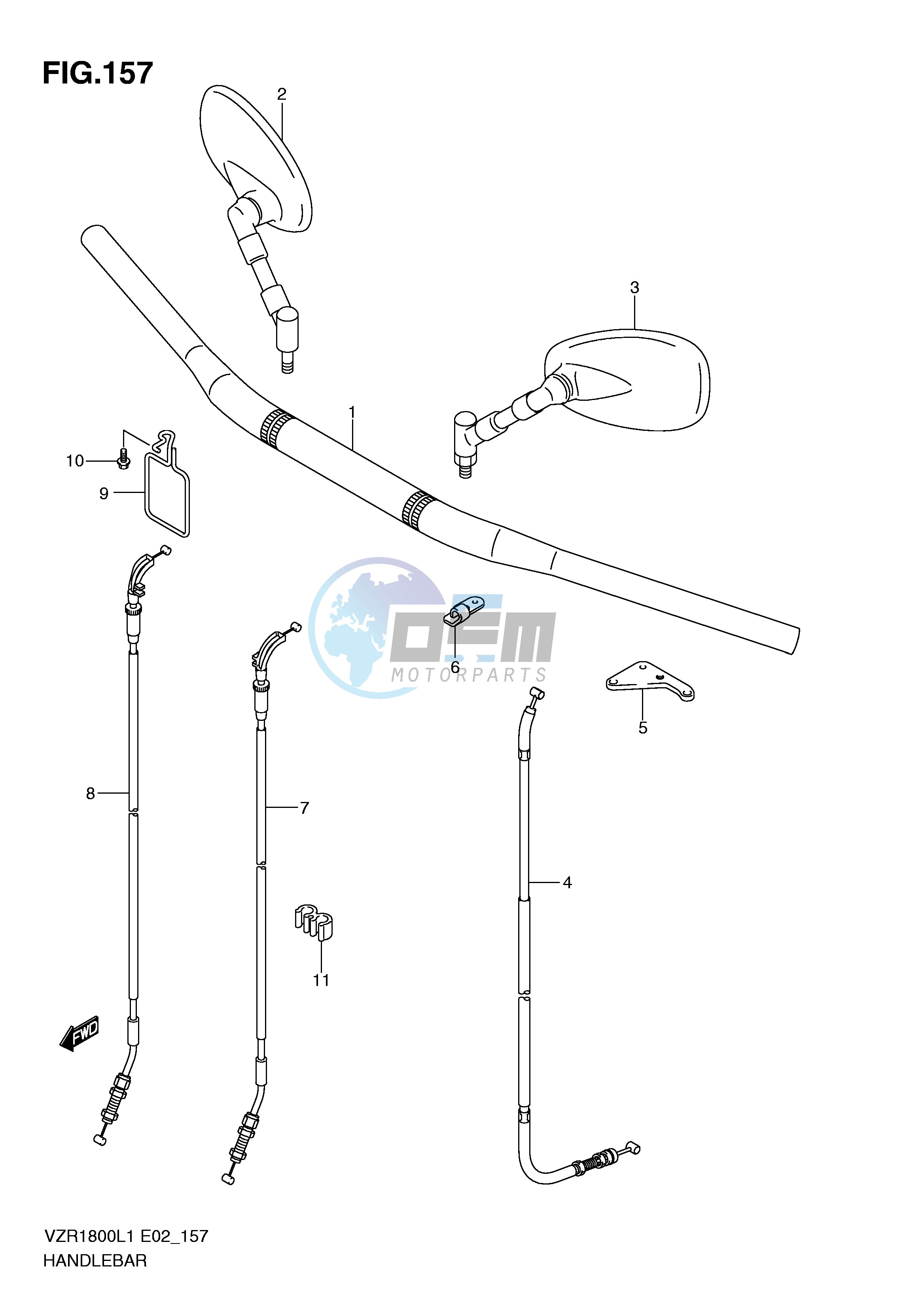 HANDLEBAR (VZR1800L1 E51)