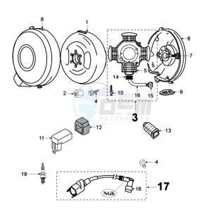 VOGUE LEA BE drawing FLYWHEEL MAGNETO