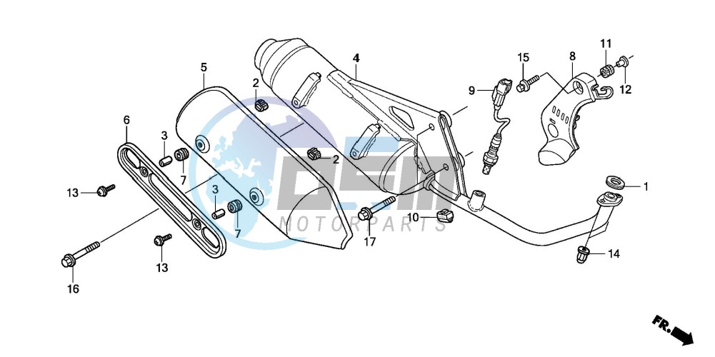 EXHAUST MUFFLER