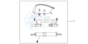 CBR1000RA9 UK - (E / ABS MKH) drawing REAR SEAT BAG