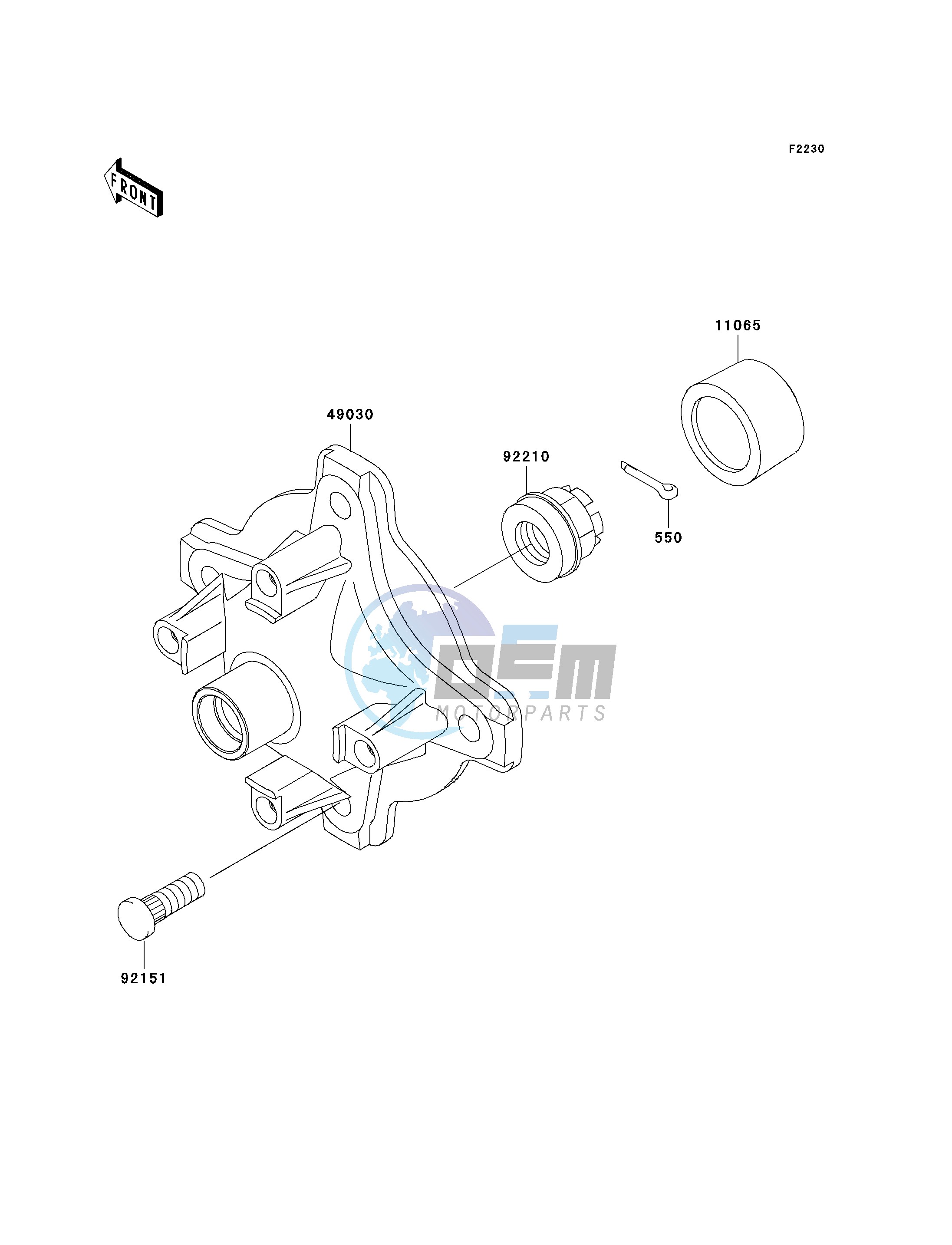 FRONT HUB