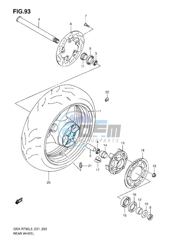 REAR WHEEL L3