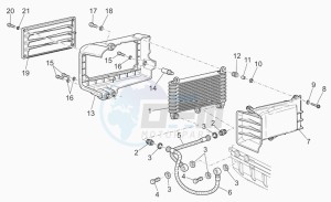 Griso V 1100 IE IE drawing Oil cooler