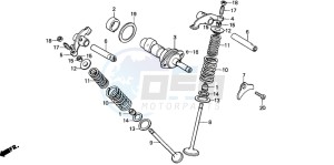 XL185S drawing CAMSHAFT/VALVE