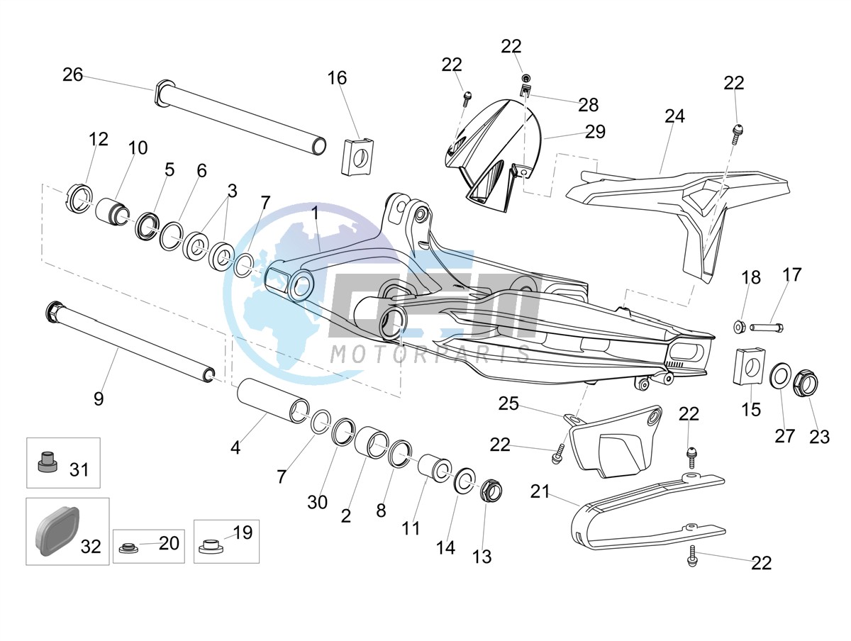 Swing arm