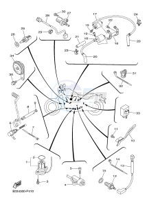 XVS950CR XV950R XV950 R-SPEC (B33A) drawing ELECTRICAL 1