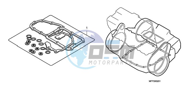 GASKET KIT B (CB13009/S9/A9/SA9)