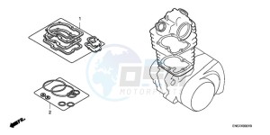 CBR125RWA UK - (E / BLA) drawing GASKET KIT A