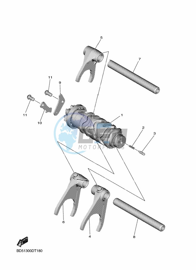 SHIFT CAM & FORK