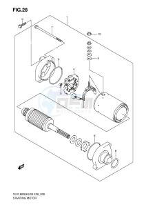 VLR1800 (E3-E28) drawing STARTING MOTOR