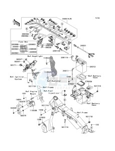 VN 2000 A [VULCAN 2000] (A6F-A7F) A6F drawing CHASSIS ELECTRICAL EQUIPMENT