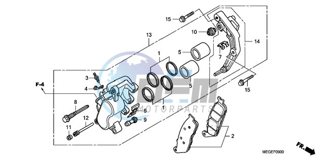 FRONT BRAKE CALIPER