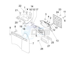 LX 50 4T-4V NL drawing Rear cover - Splash guard