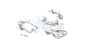 MAXSYM 400 EFI drawing REAR GRIP