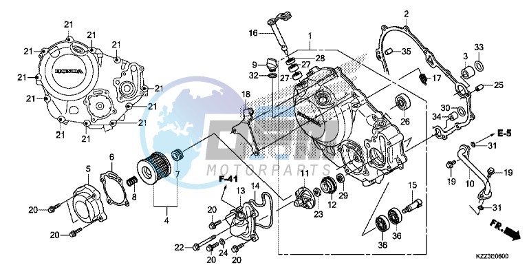 RIGHT CRANKCASE COVER