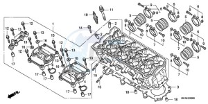 CBF1000SA UK - (E / ABS MKH) drawing CYLINDER HEAD