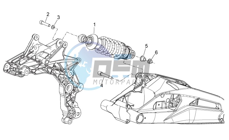 Rear shock absorber