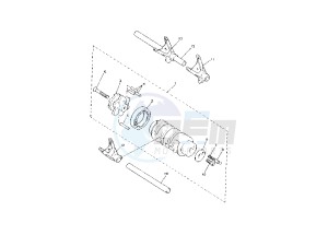 XVS A DRAG STAR CLASSIC 650 drawing SHIFT CAM - FORK