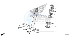 CBR250RF CBR250R Europe Direct - (ED) drawing STEERING STEM