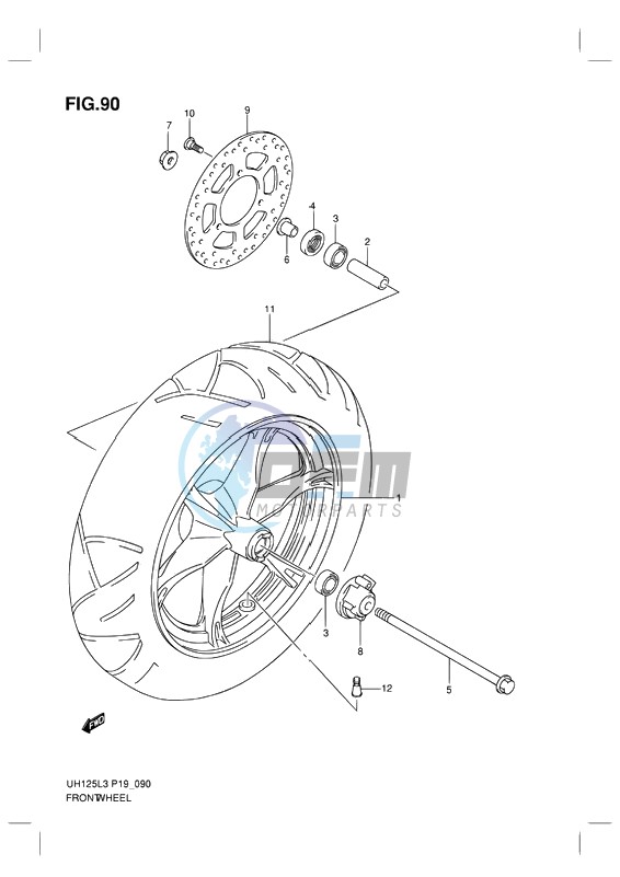 FRONT WHEEL