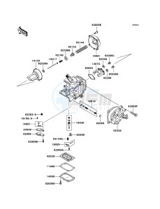 JET SKI 900 STX JT900-E2 FR drawing Carburetor Parts