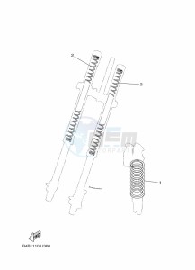 YZ85LW YZ85 (B0GG) drawing ALTERNATE FOR CHASSIS