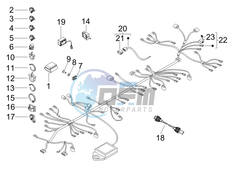 Main cable harness