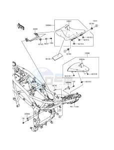 NINJA 250SL BX250AGF XX (EU ME A(FRICA) drawing Seat