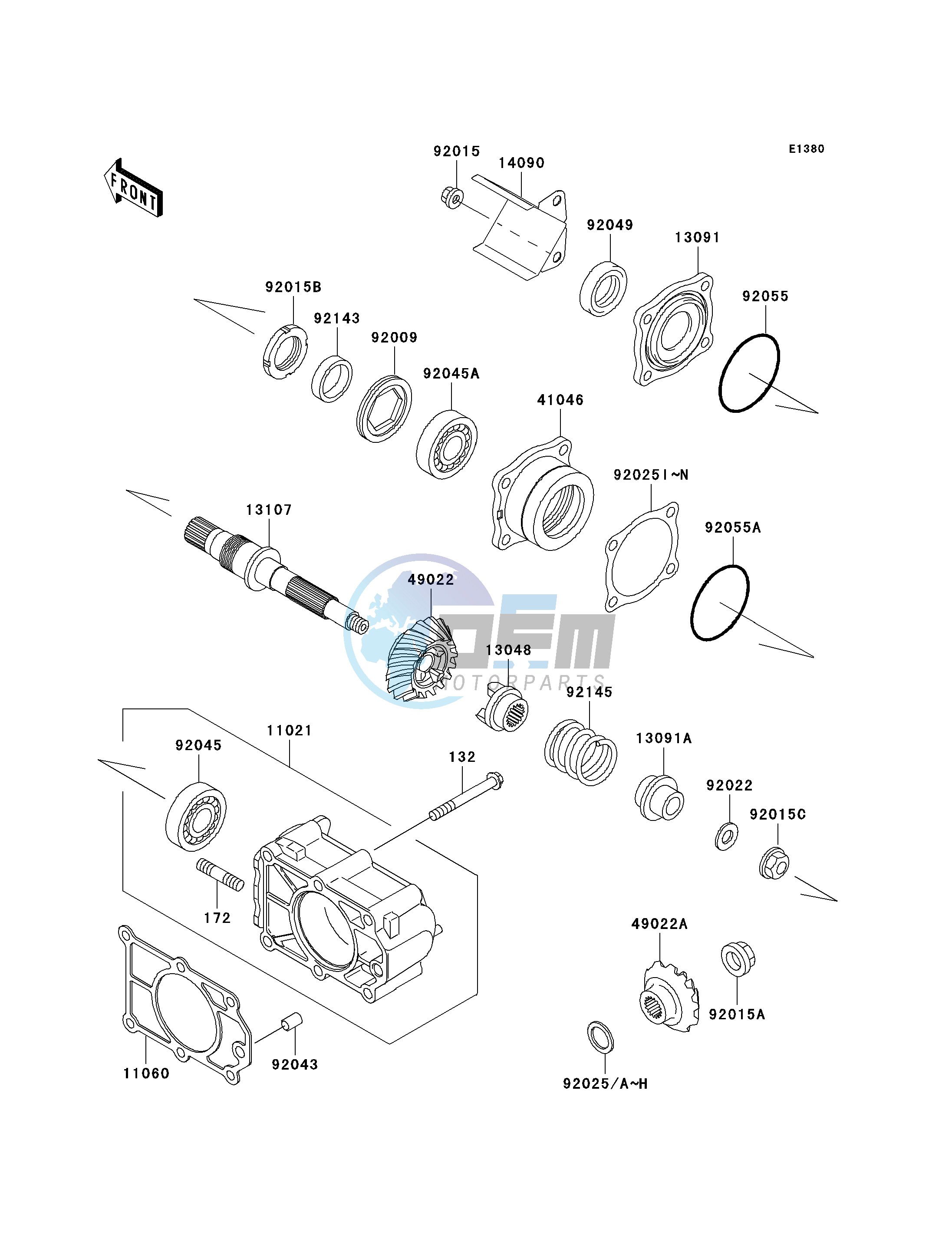 BEVEL GEAR CASE