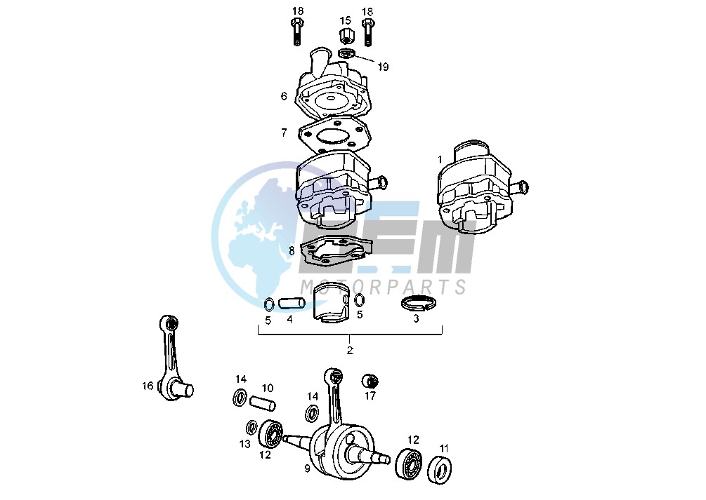 CRANKSHAFT-CYLINDER