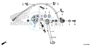 CBR600RRD CBR600RR UK - (E) drawing STAND