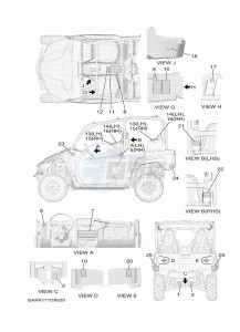 YXF850E YX85FPAN (BARK) drawing EMBLEM & LABEL 1