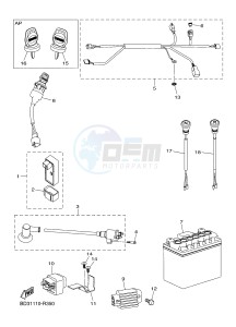 YFM90R YFM09RYXH (BD36) drawing ELECTRICAL 1